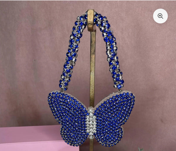 Butterfly and stone bag